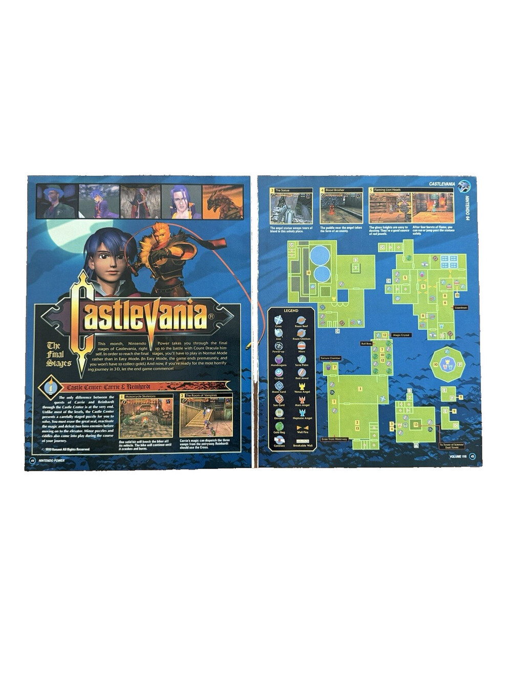 Castlevania Nintendo N64 Video Game Print Ad Promo Art Gaming Vintage